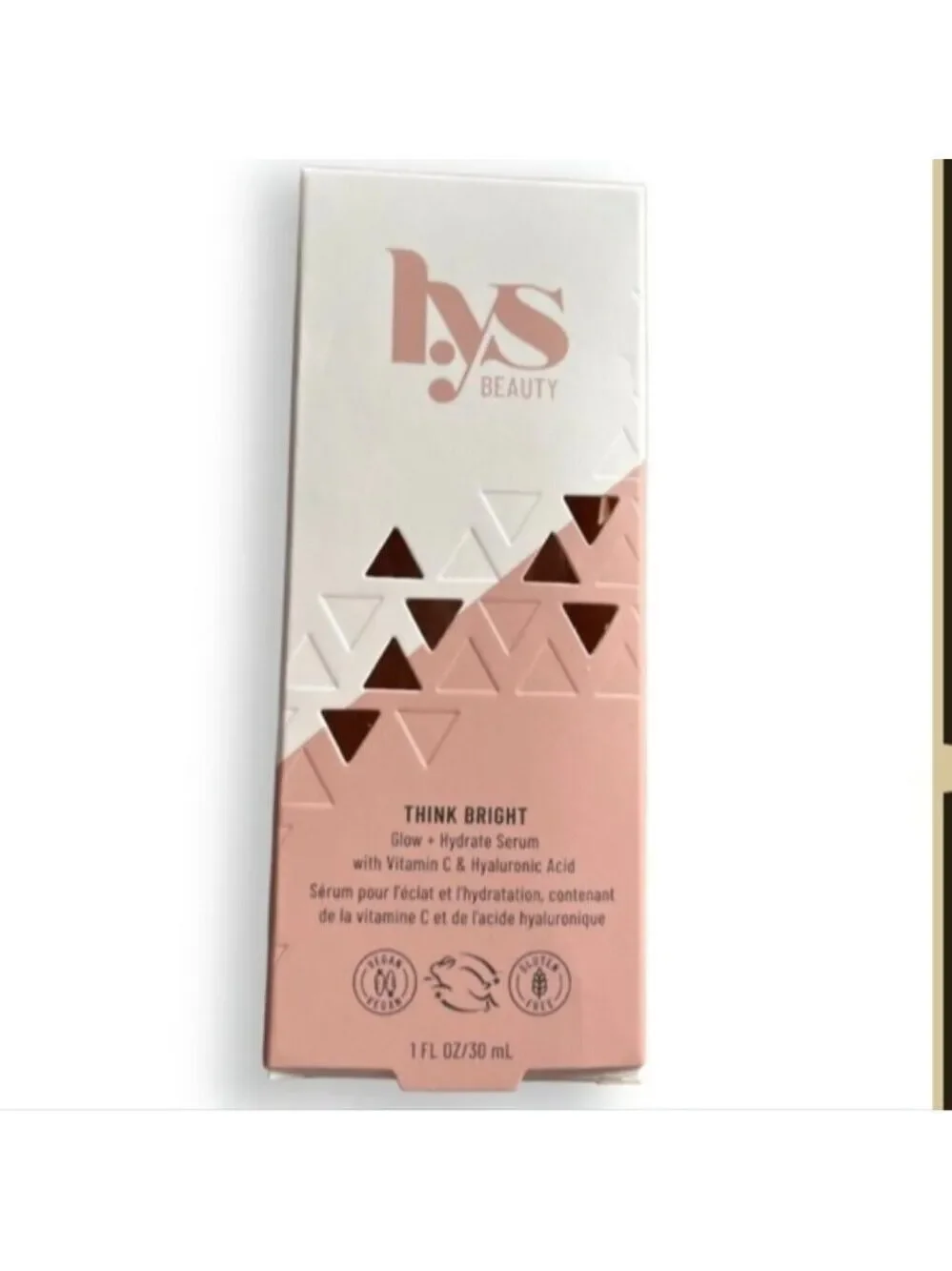 LYS beauty Think Bright Glow + Hydrate Serum with Vitamin C & Hyaluronic Acid